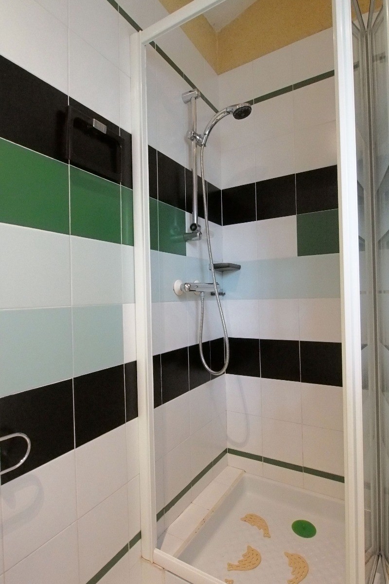 douche avec mélangeur