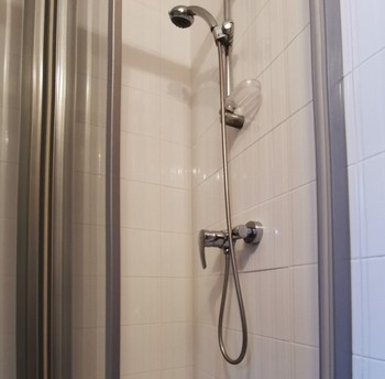 douche dans la salle d'eau