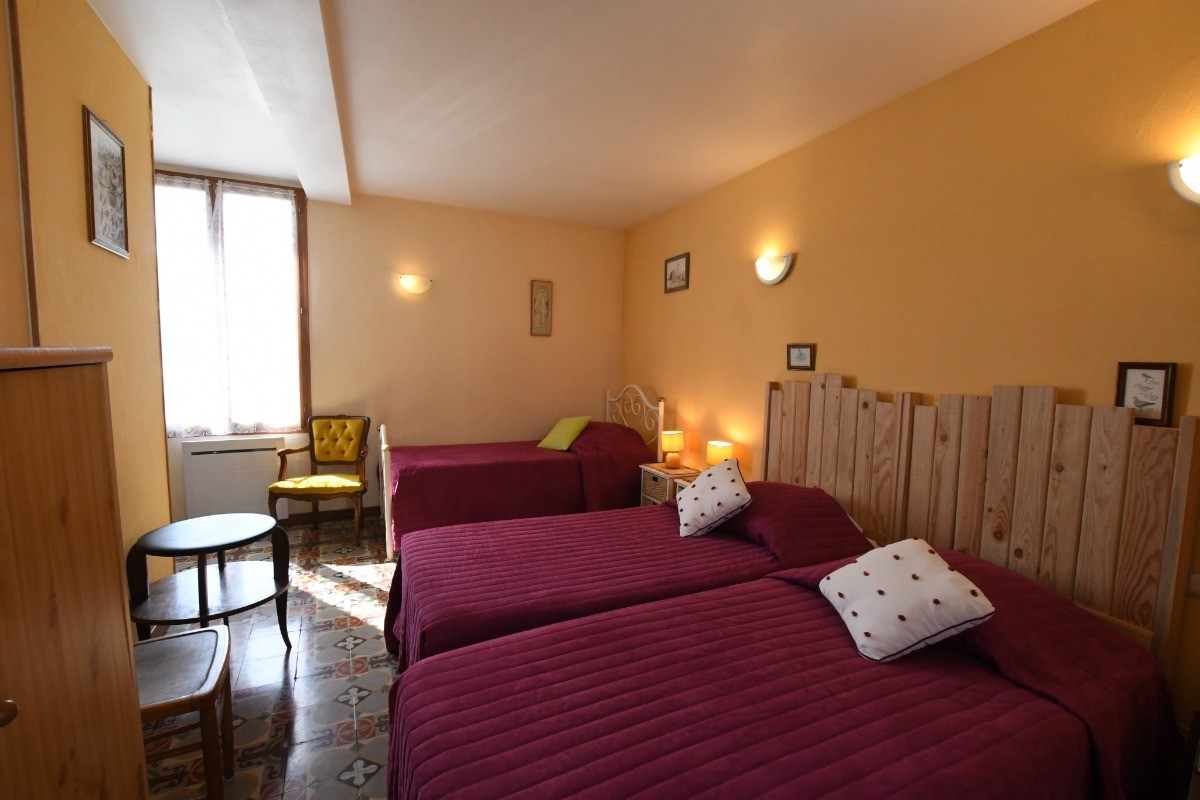 Gite Le Courlis chambre triple avec salle de bains privative