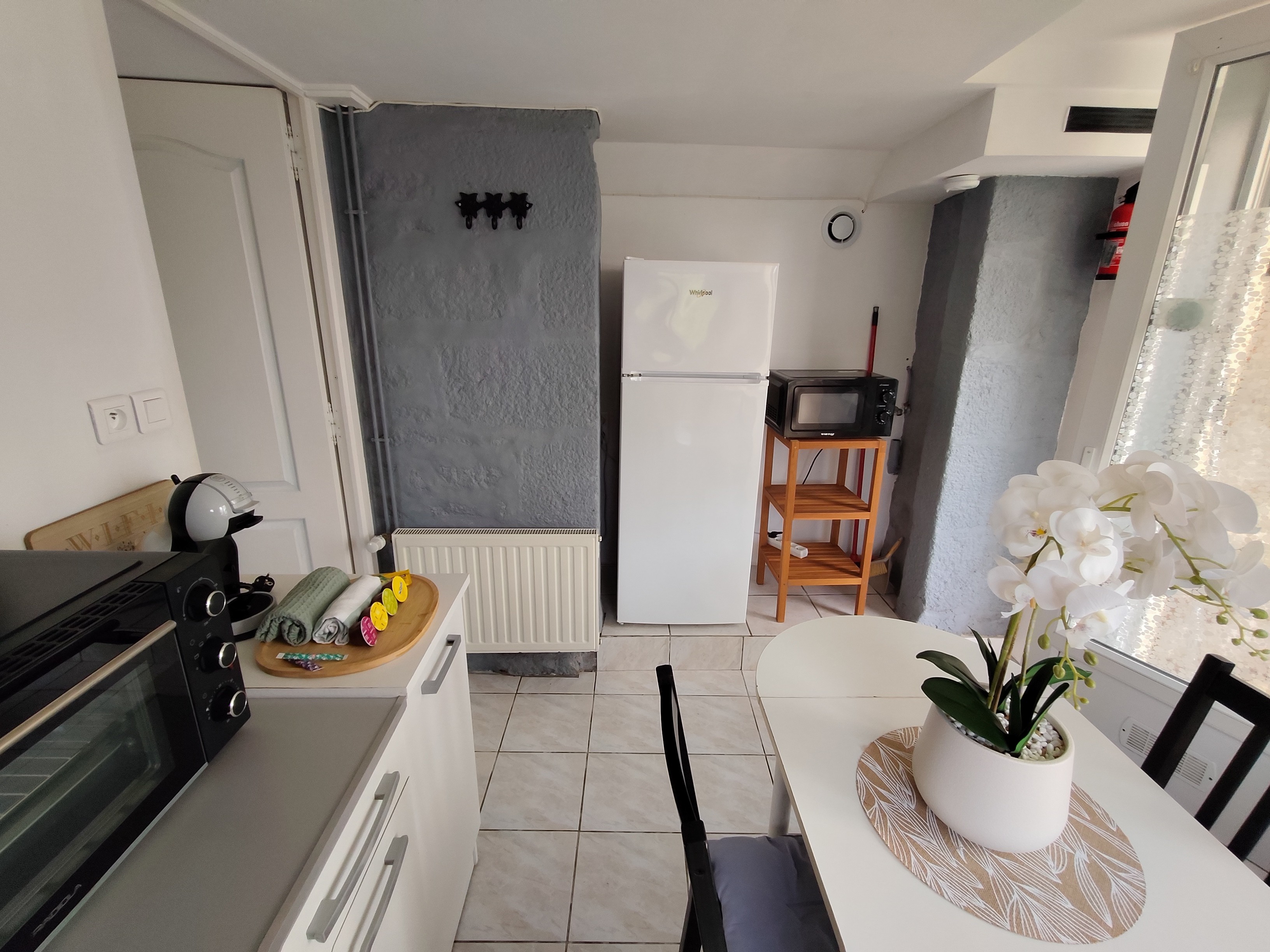 Kitchen and dining area