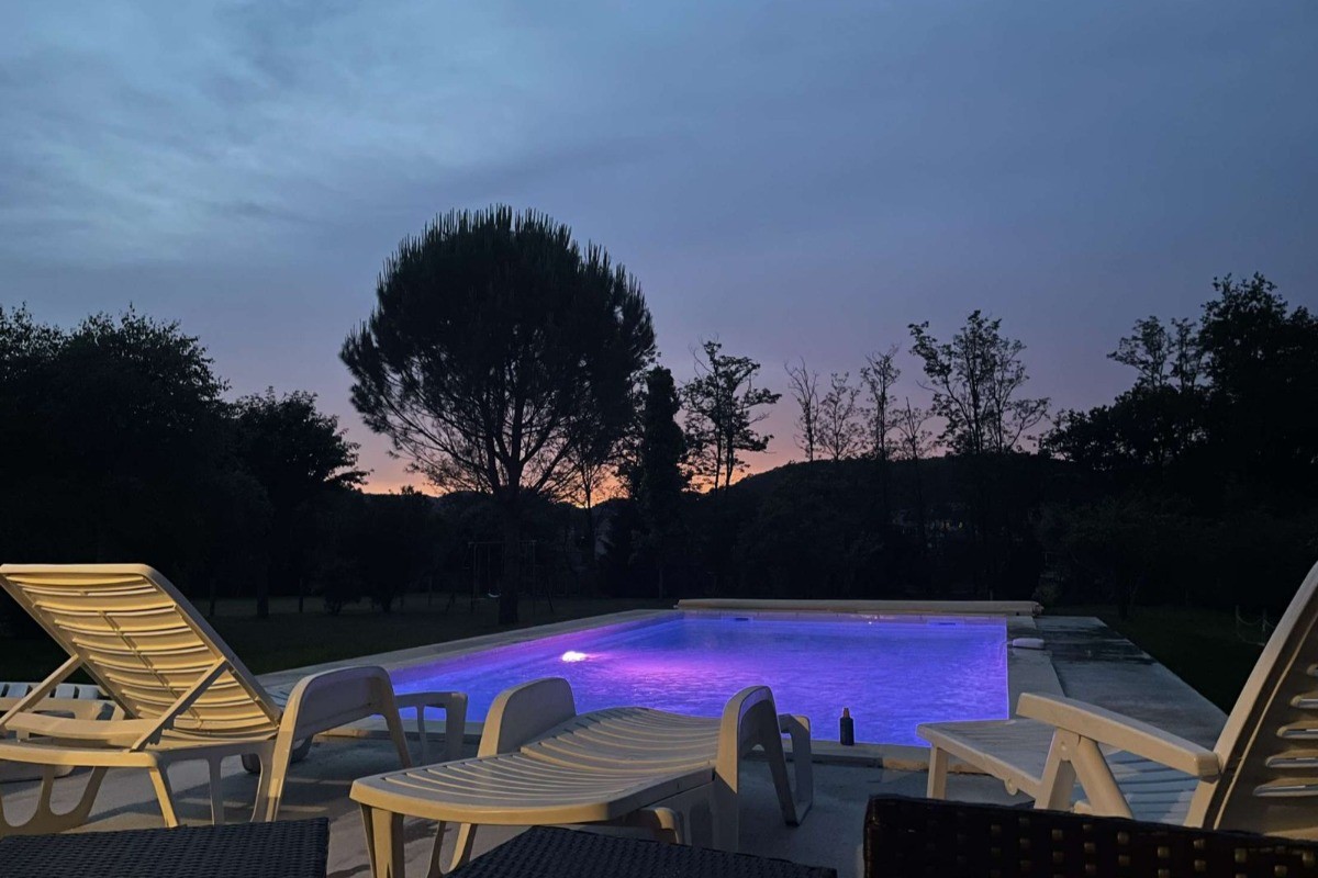 Piscine Chauffée avec éclairage