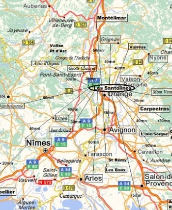 au carrefour de différentes régions