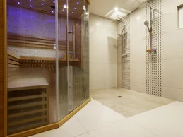 Sauna et double douche