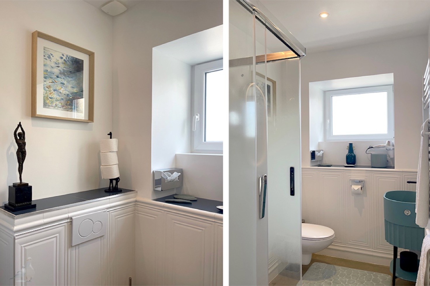 Salle de bains chambre Queen Size côté Falaise