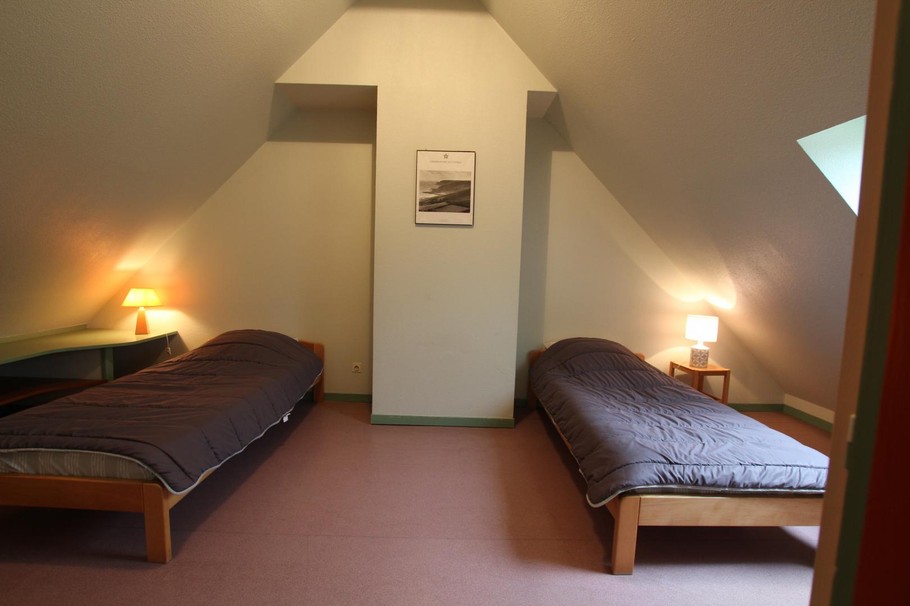Chambre 2 lits simples à l'étage