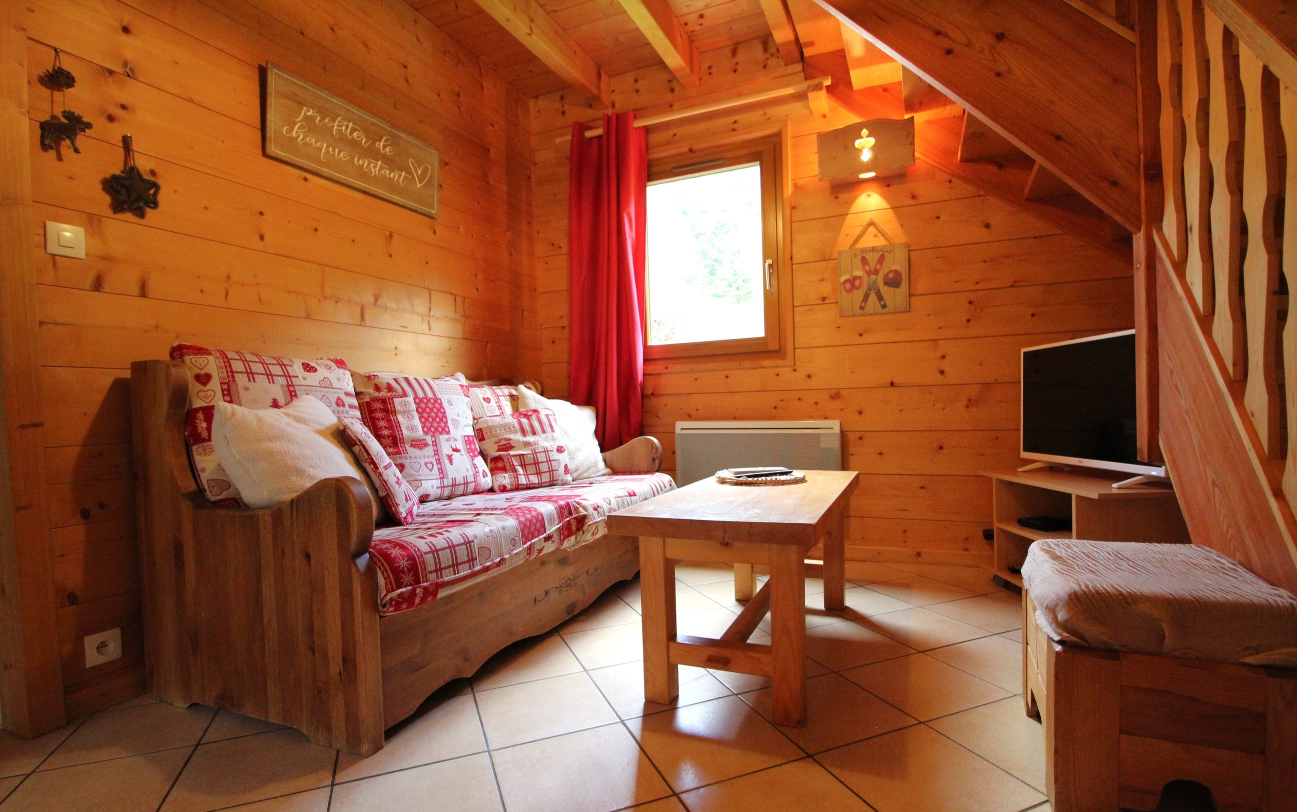 Salon - Chalet Le Chazot La Bresse