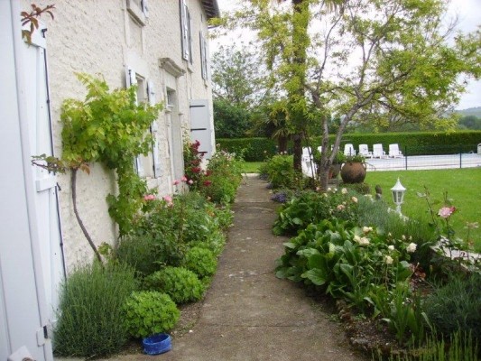 Le jardin - La grande maison La Jarry pour 10 personnes - Palluaud - Charente