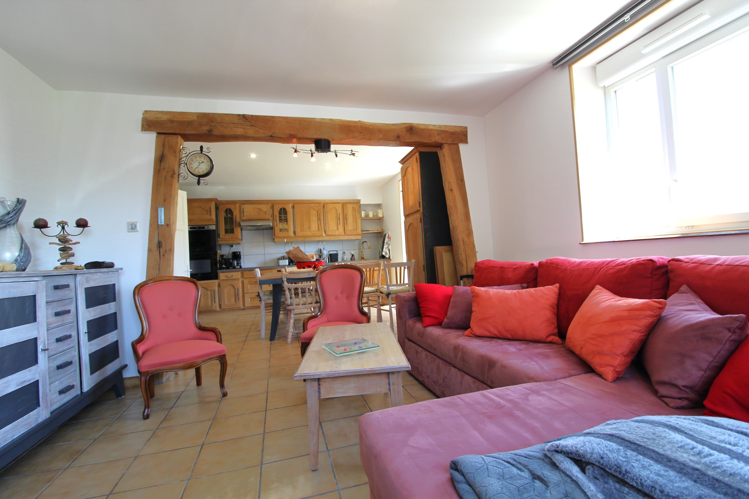 Salon - Gîte La Louvière La Bresse