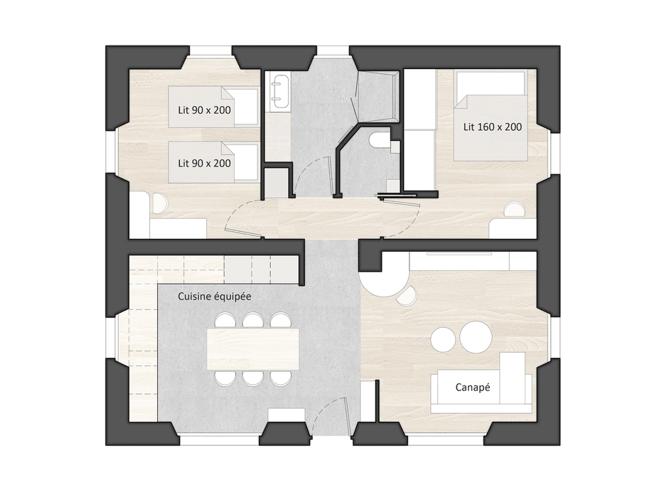 Accommodation plan
