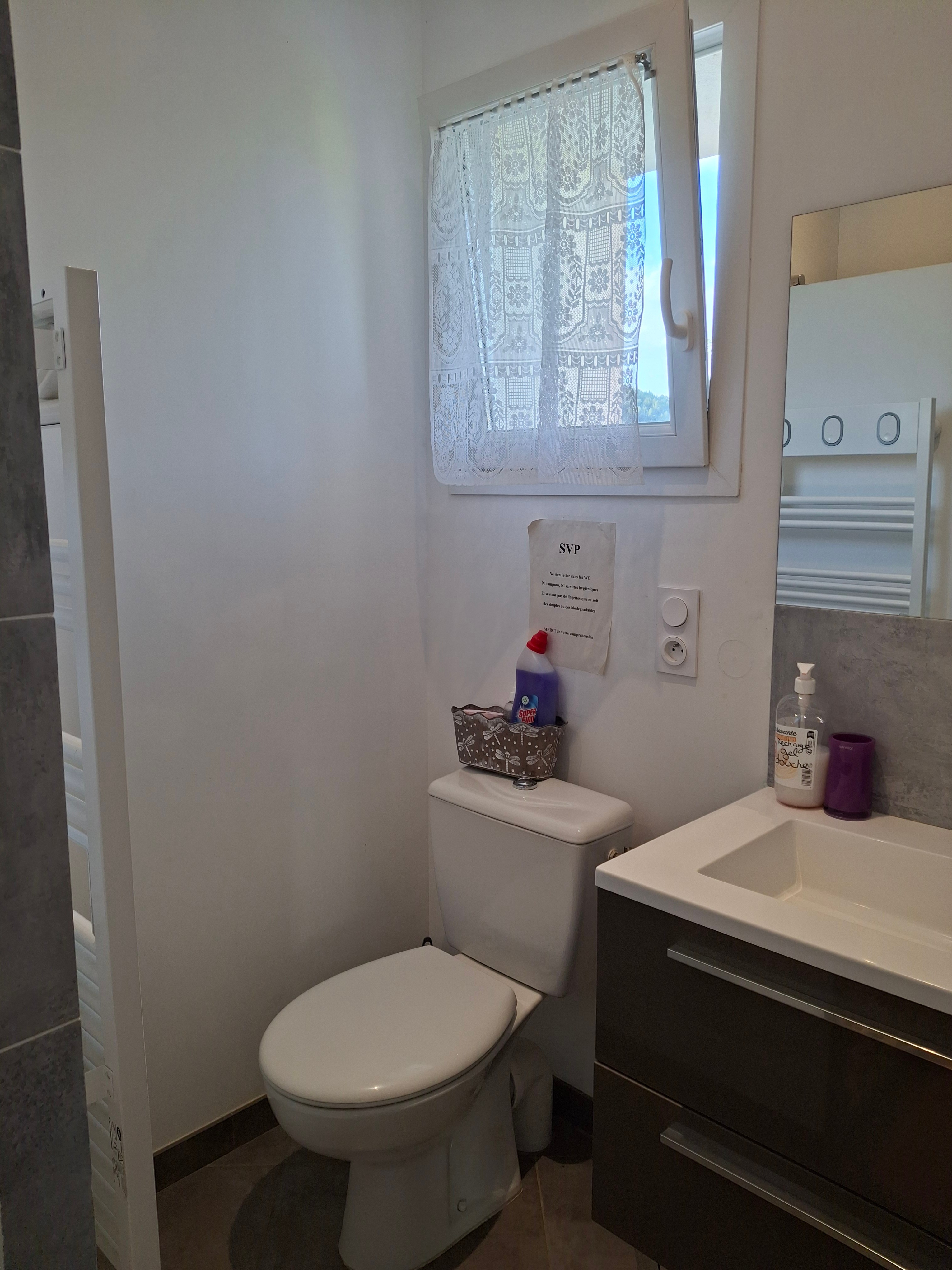 Cabanon provençal - Salle d'eau avec WC