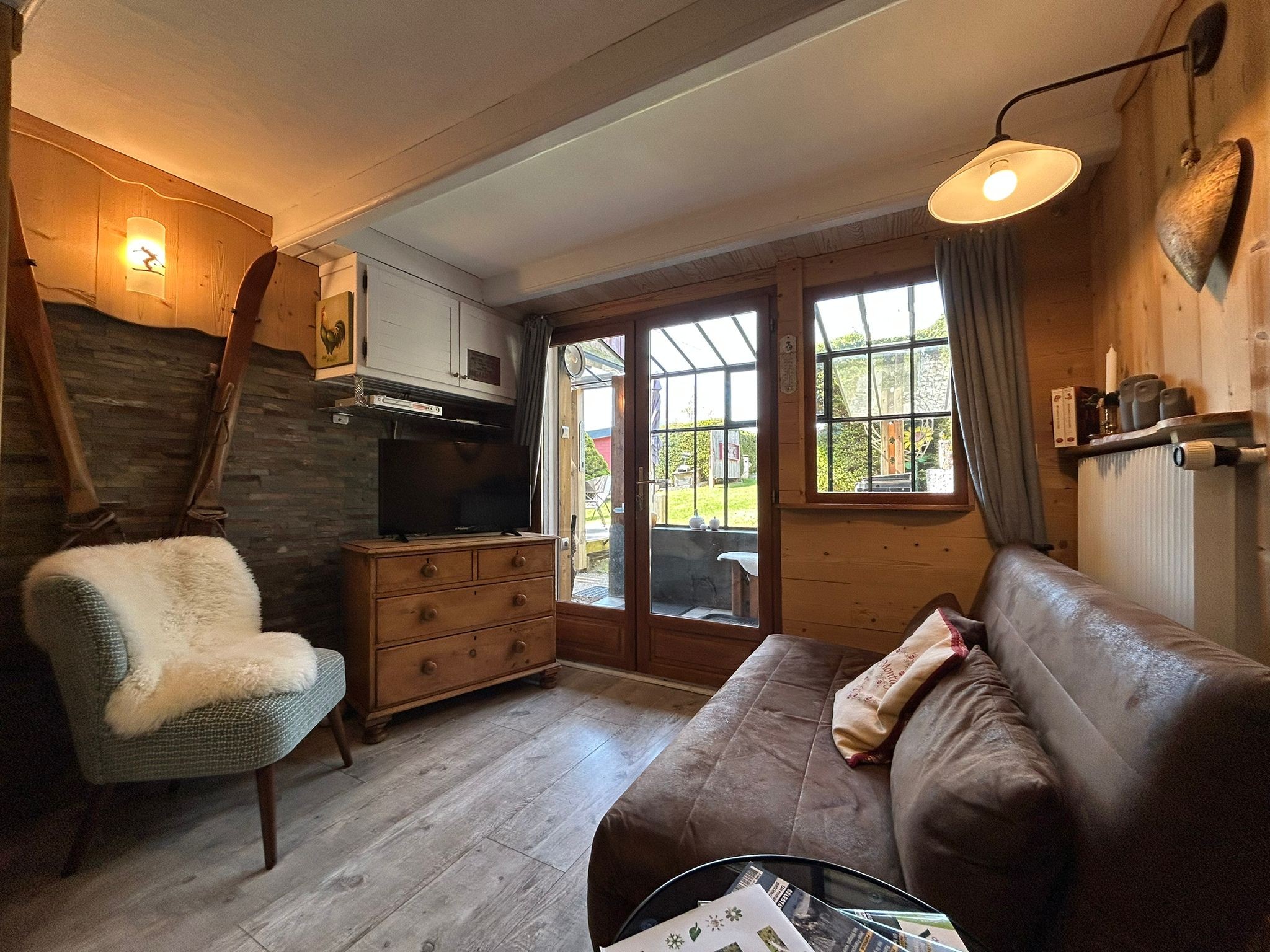 Living room - Apartment "Chalet Le Village" in the heart of nature