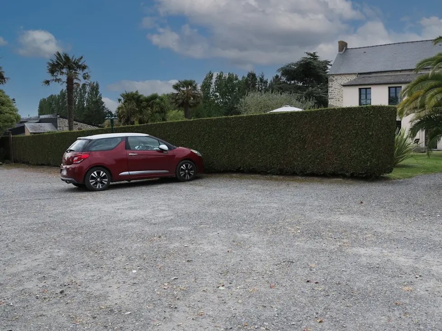Private outdoor car park