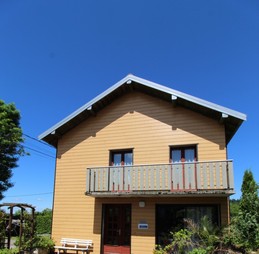 Façade vue depuis la terrasse - Gîte des 4 vents à Girmont - Val d'Ajol dans les Vosges