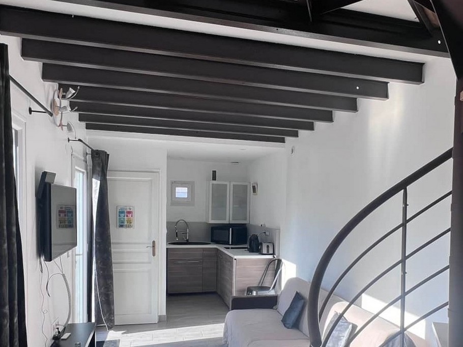 Gite Rouge Séjour cuisine