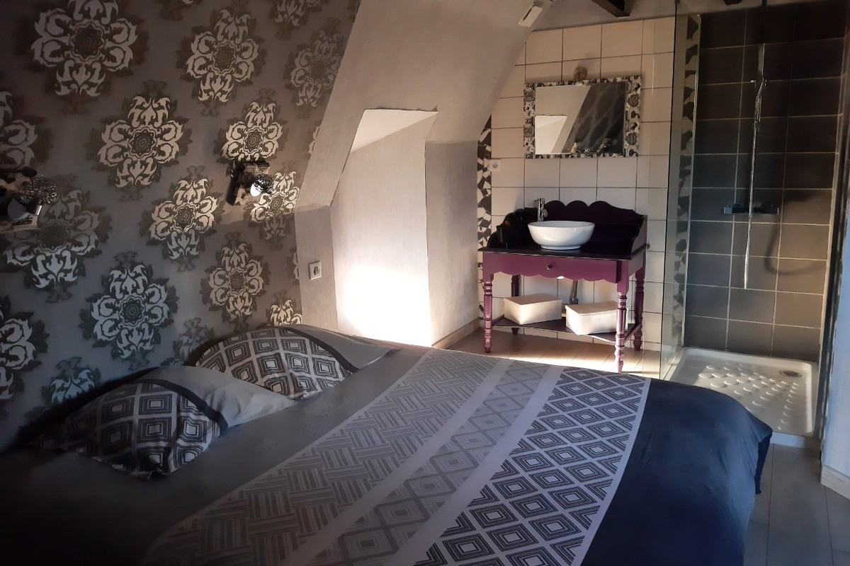 chambre avec douche à l'italienne