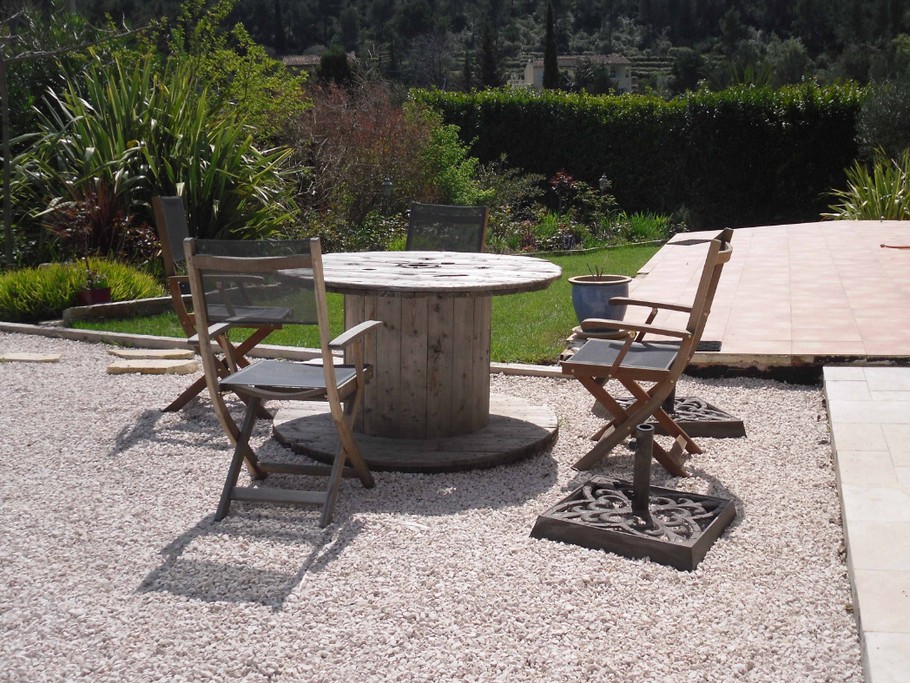 Coté du jardin, le Mas des Roses, Sanary-sur-Mer, Var, Côte d'Azur