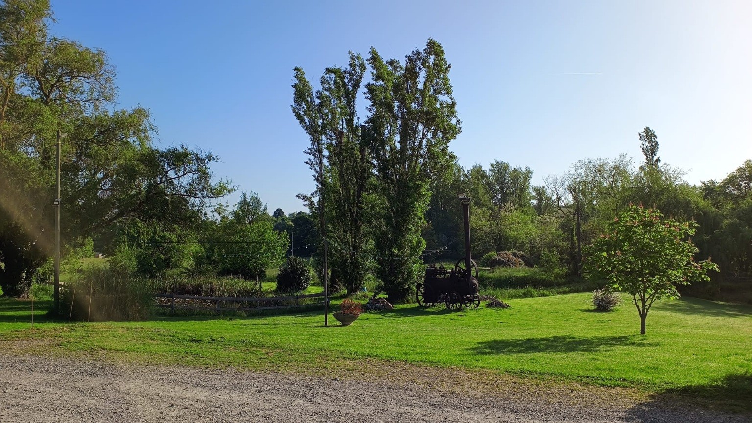 Le parc de la propriété