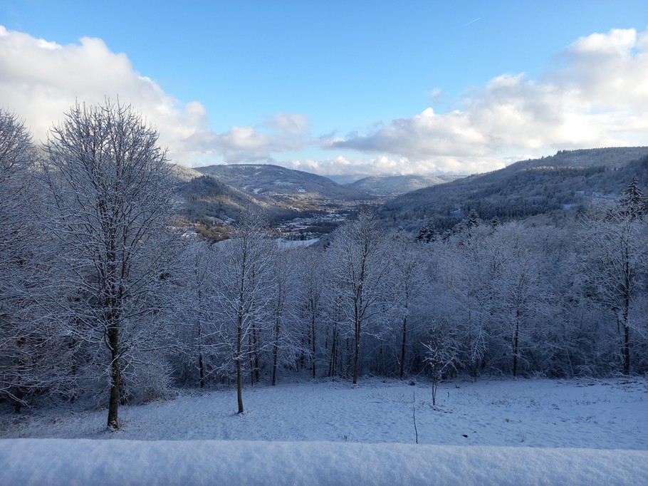 Couleurs d'hiver depuis la terrasse  - Chez Bubu : La Montagne