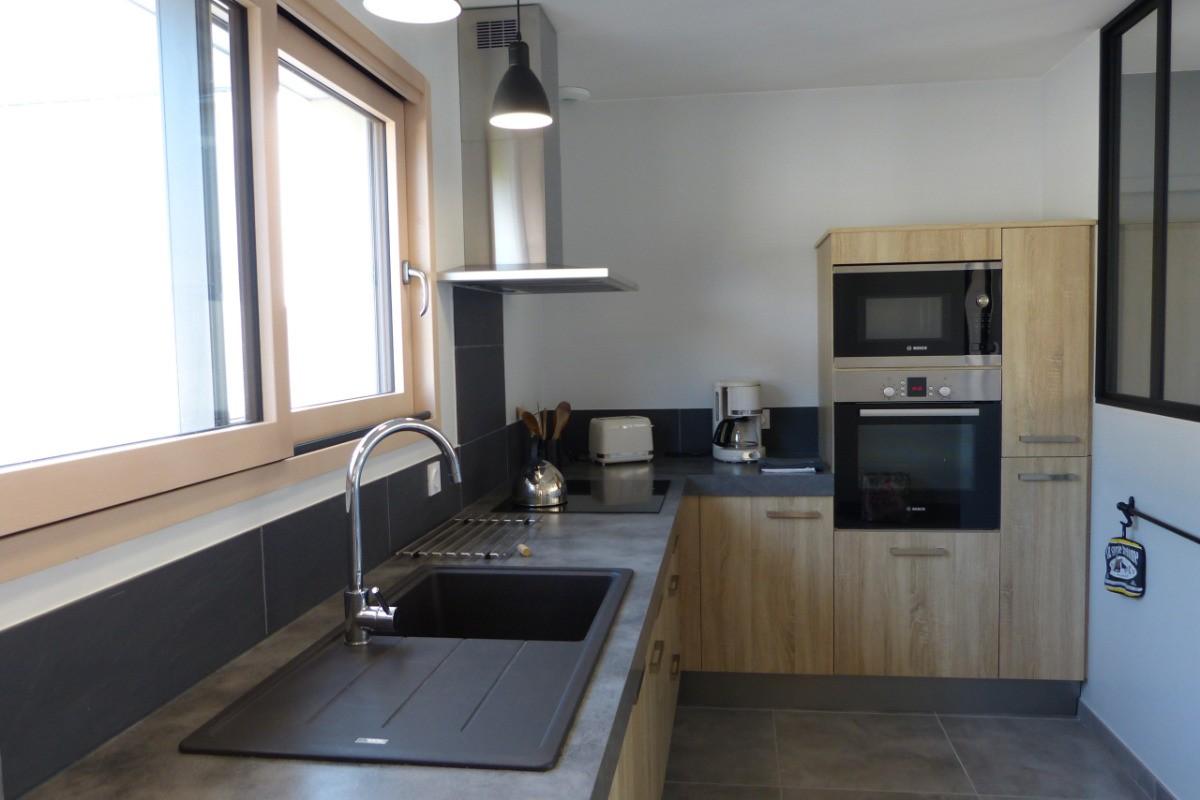espace cuisine très fonctionnel
