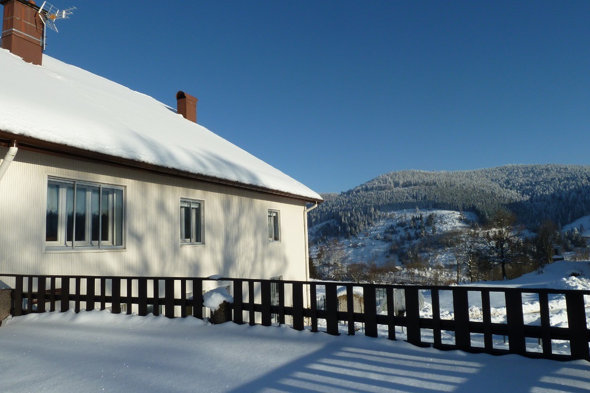 Le domaine sous la neige