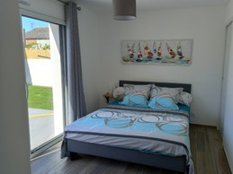 Bedroom 1 with a 160cm bed