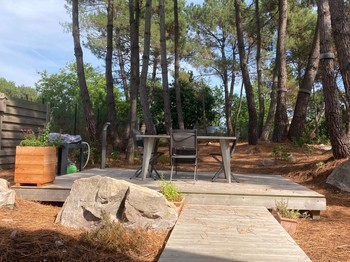 Petite plancha à l’ombre des pins