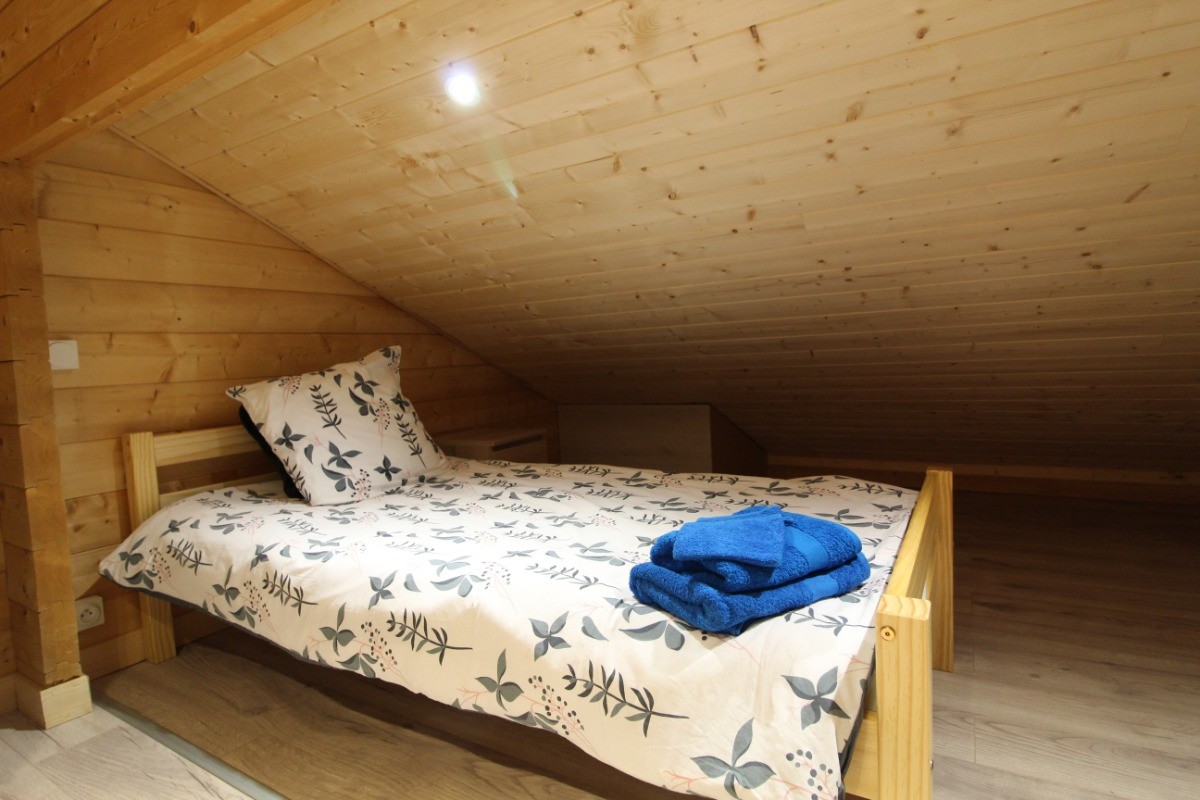 Coin montagne dans le salon - Chalet des Sources