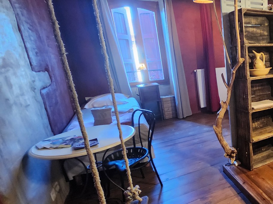 Chambre Bahloo, 3 lits 80 ou 1 lit 160 et 1 lit 80