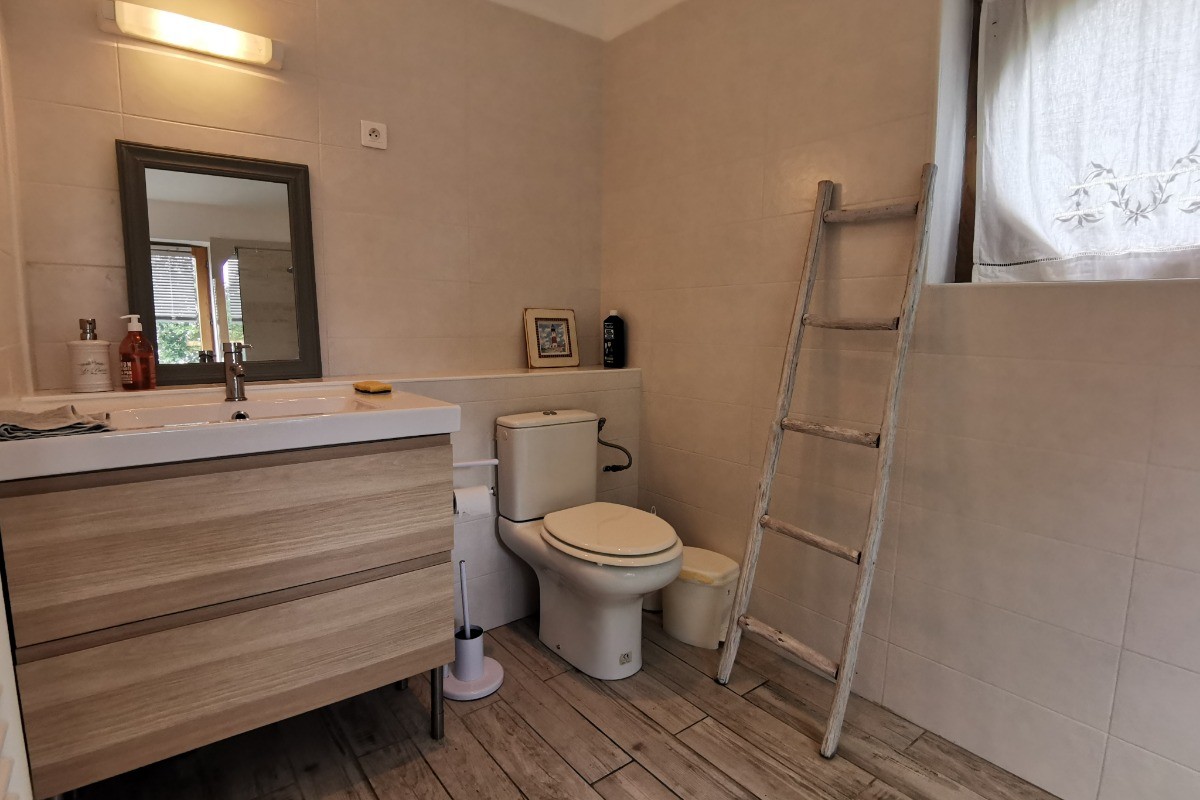 Au rdc une salle d'eau avec wc