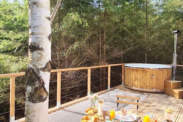 Terrasse - Dôme Kittilä - Domaine Ouréa