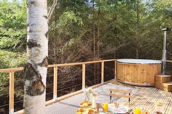 Terrasse - Dôme Kittilä - Domaine Ouréa