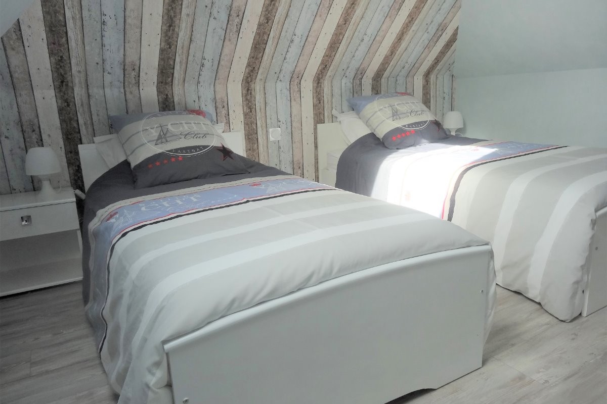 Chambre 3 avec deux lits de 1 personne