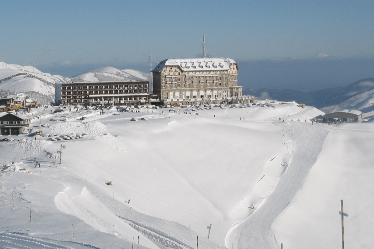 Vue station de ski Luchon Superbagnères