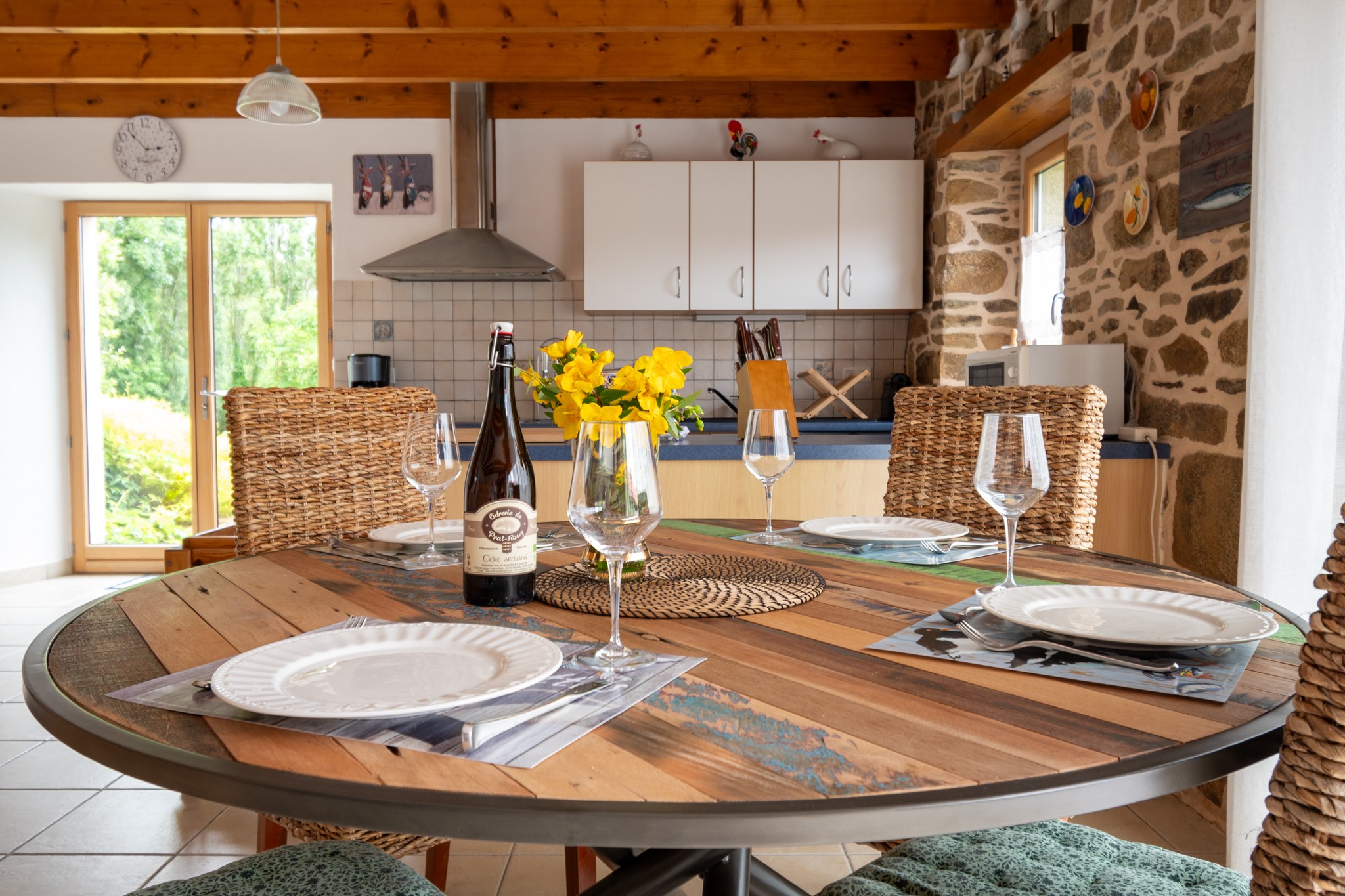 A table pour déguster un délicieux repas