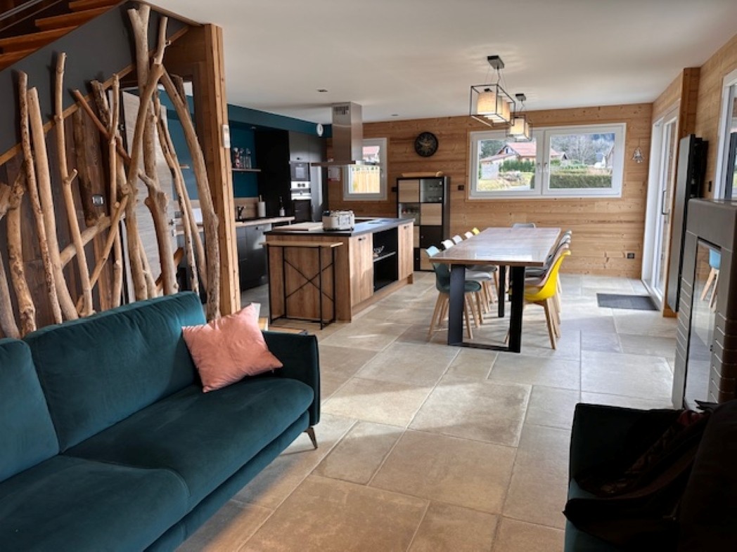 Salon/ séjour  - Chalet Plume d'eau