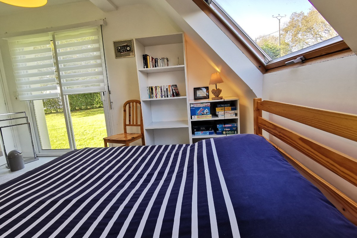 Chambre rez de chaussée avec accès direct au jardin