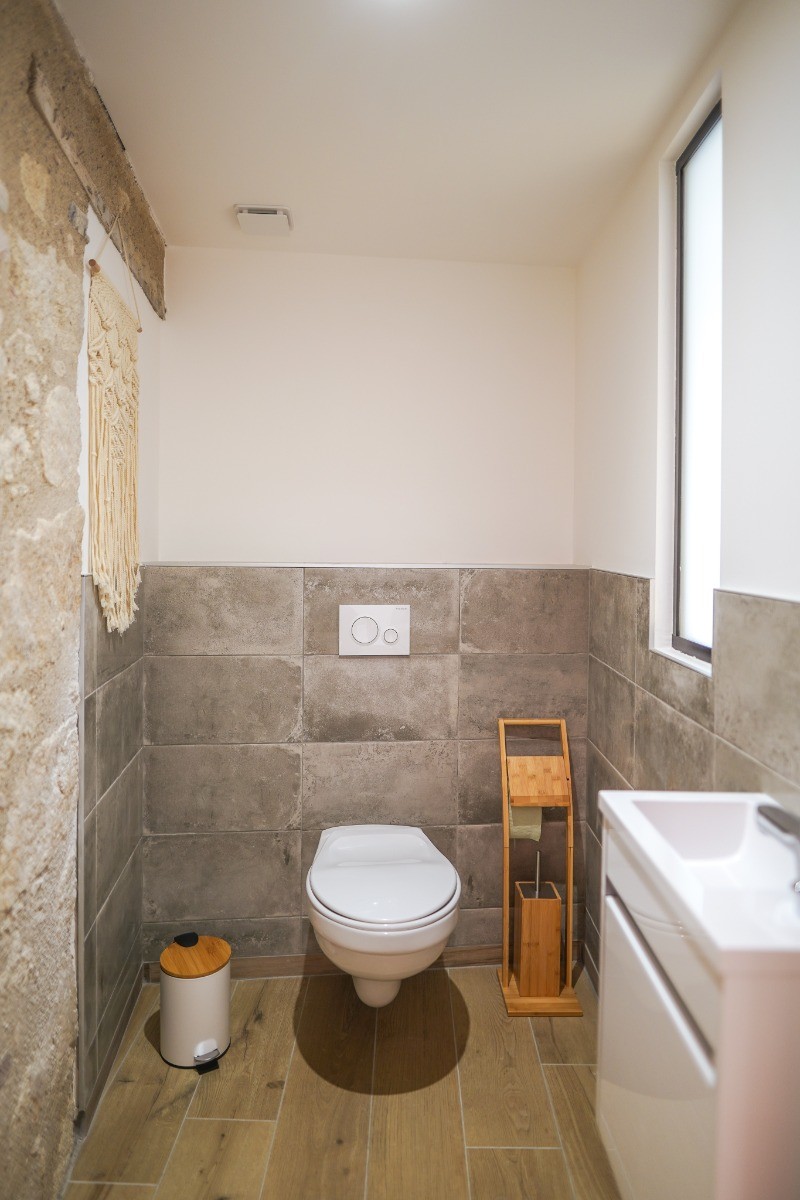 Toilette à l'étage