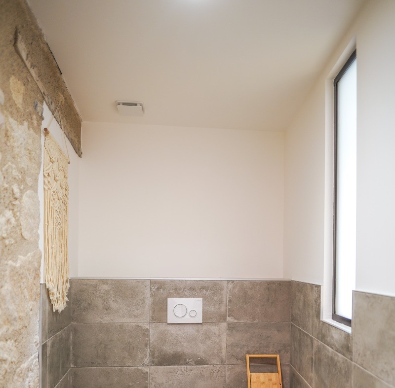 Toilette à l'étage