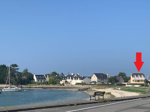 Maison Le ressac au bord de la plage