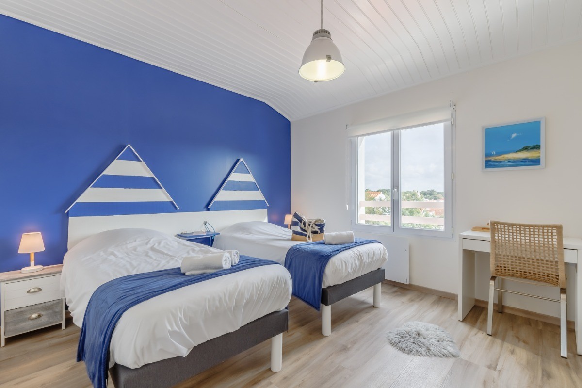 chambre twin vue forêt exposée sud