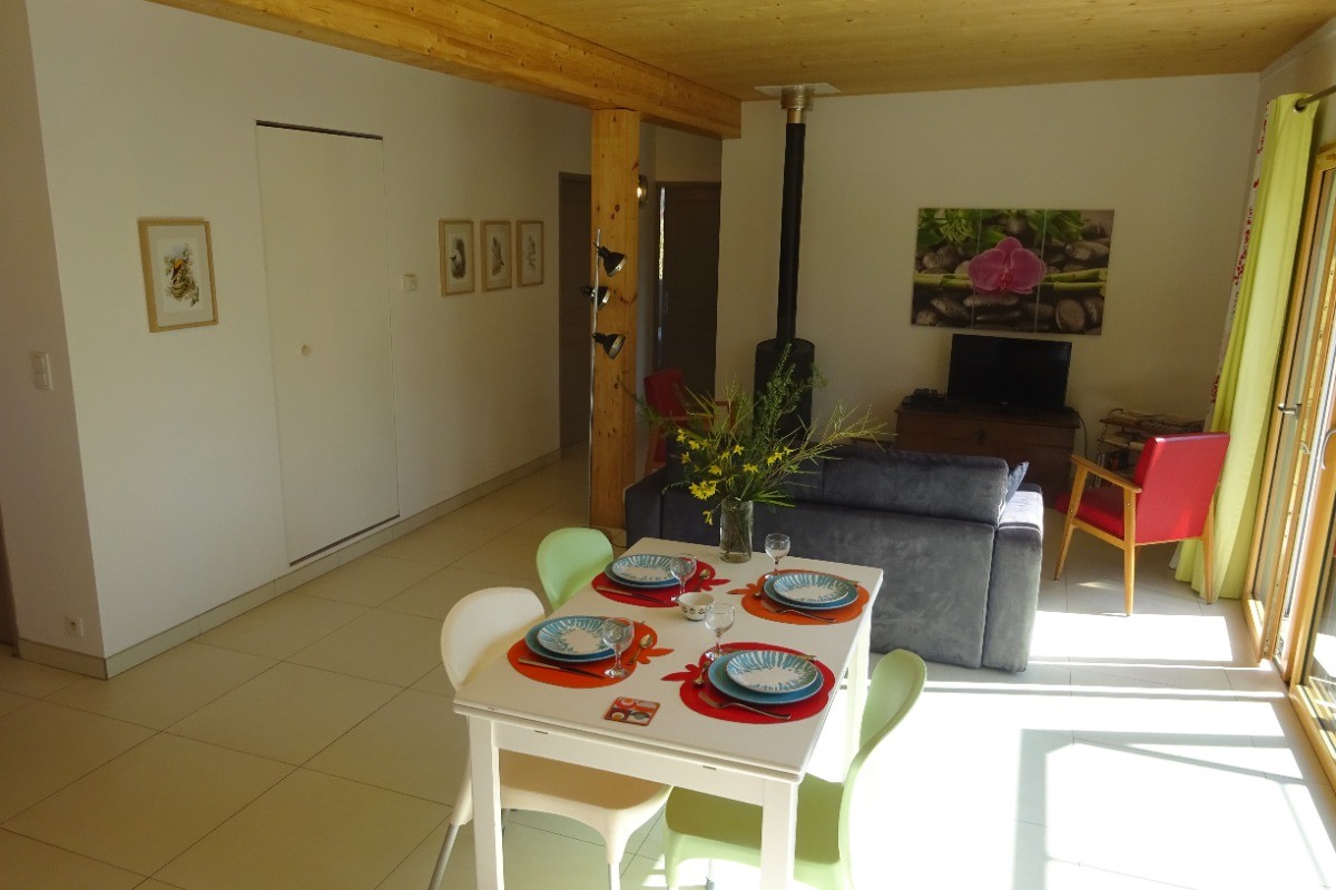 Gîte Jura - pièce à vivre
