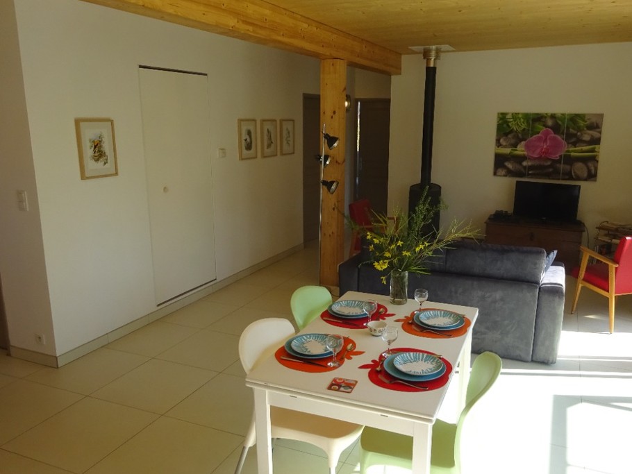 Gîte Jura - pièce à vivre