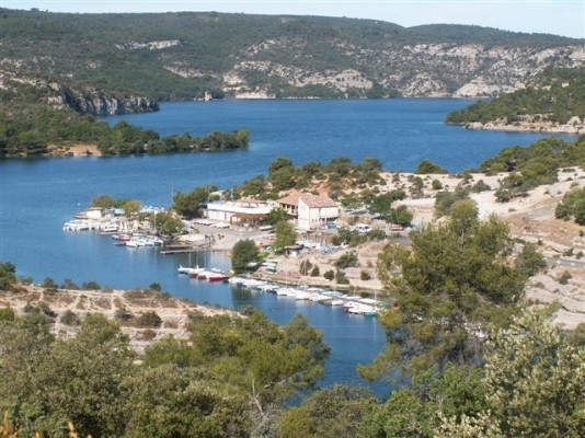 Le port, le lac - La Grangeonne 2 (Esparron, Verdon, Provence)