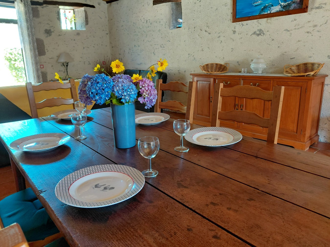 Table bois rustique