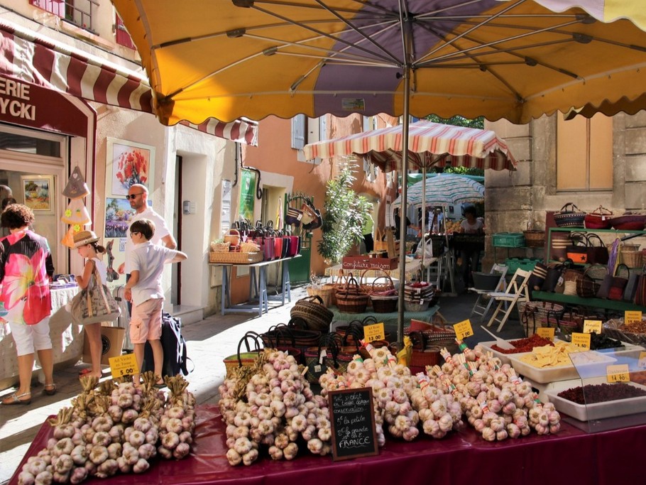 Marché de l'Isle sur la Sorgue (©A.Hocquel/VPA)