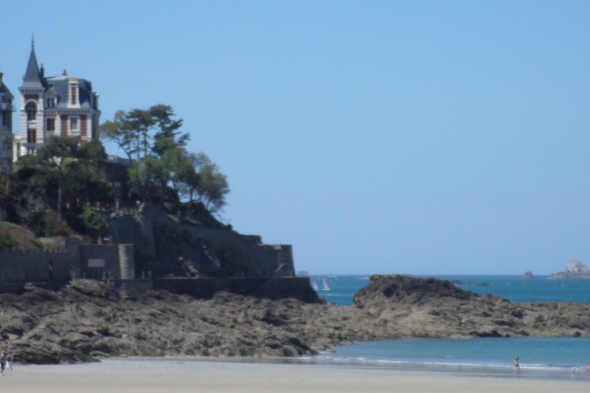 Dinard plage de l'écluse