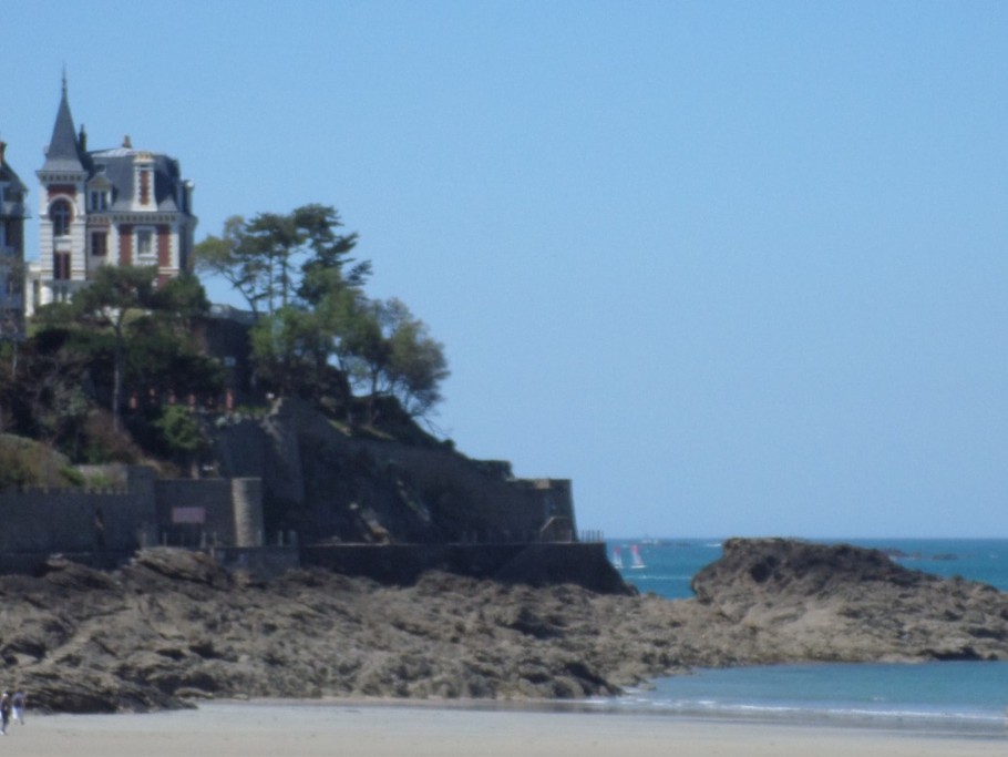 Dinard plage de l'écluse
