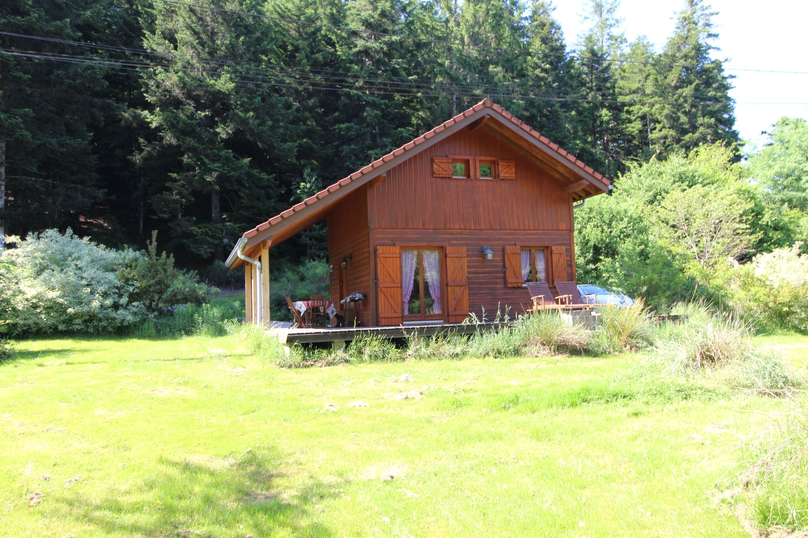 Chalet en bois tout confort aux Rouges-Eaux – Nature, jardin, randonnées Vosges