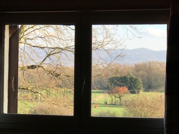 La vue depuis le séjour..