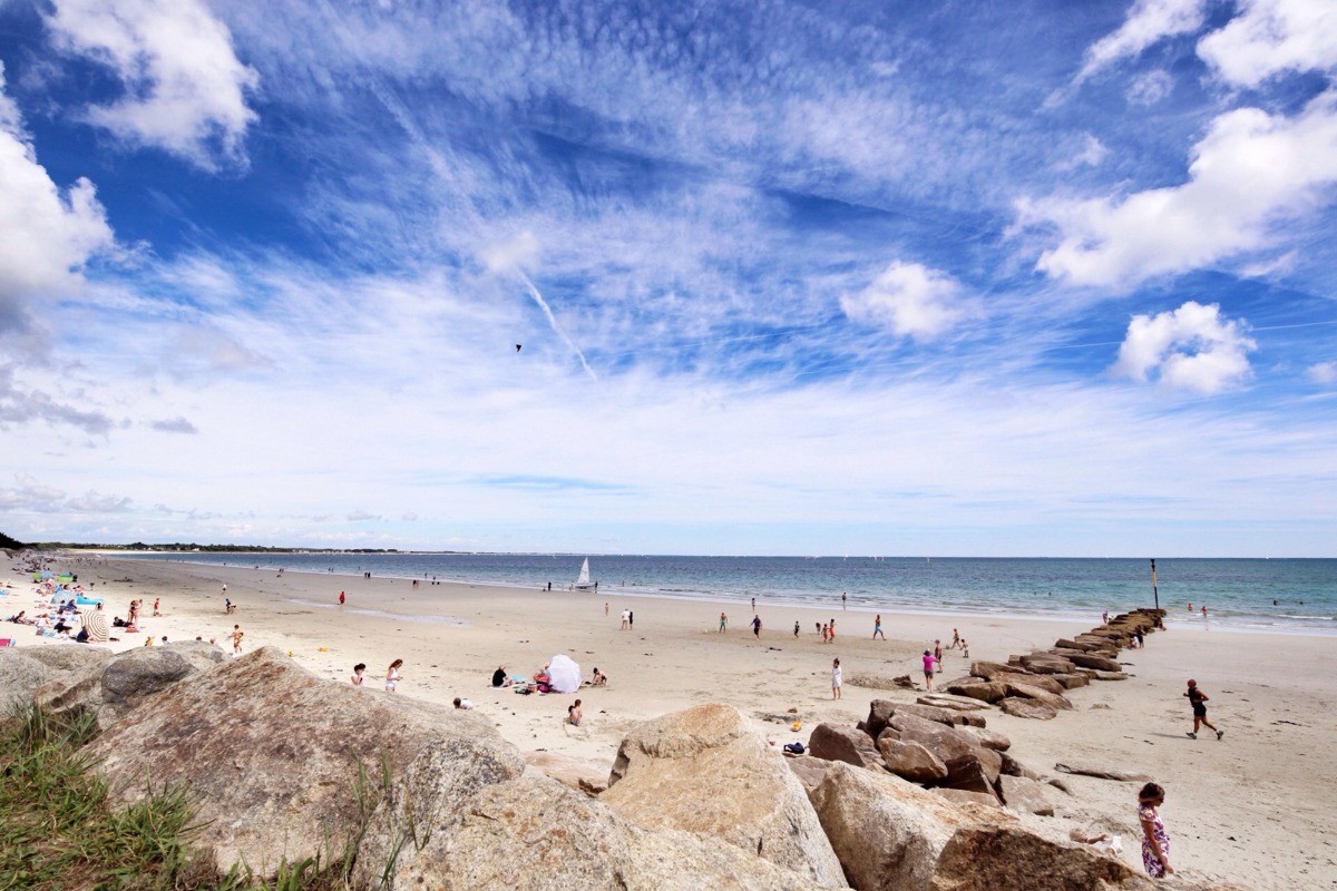 Plage du Treustel à Combrit